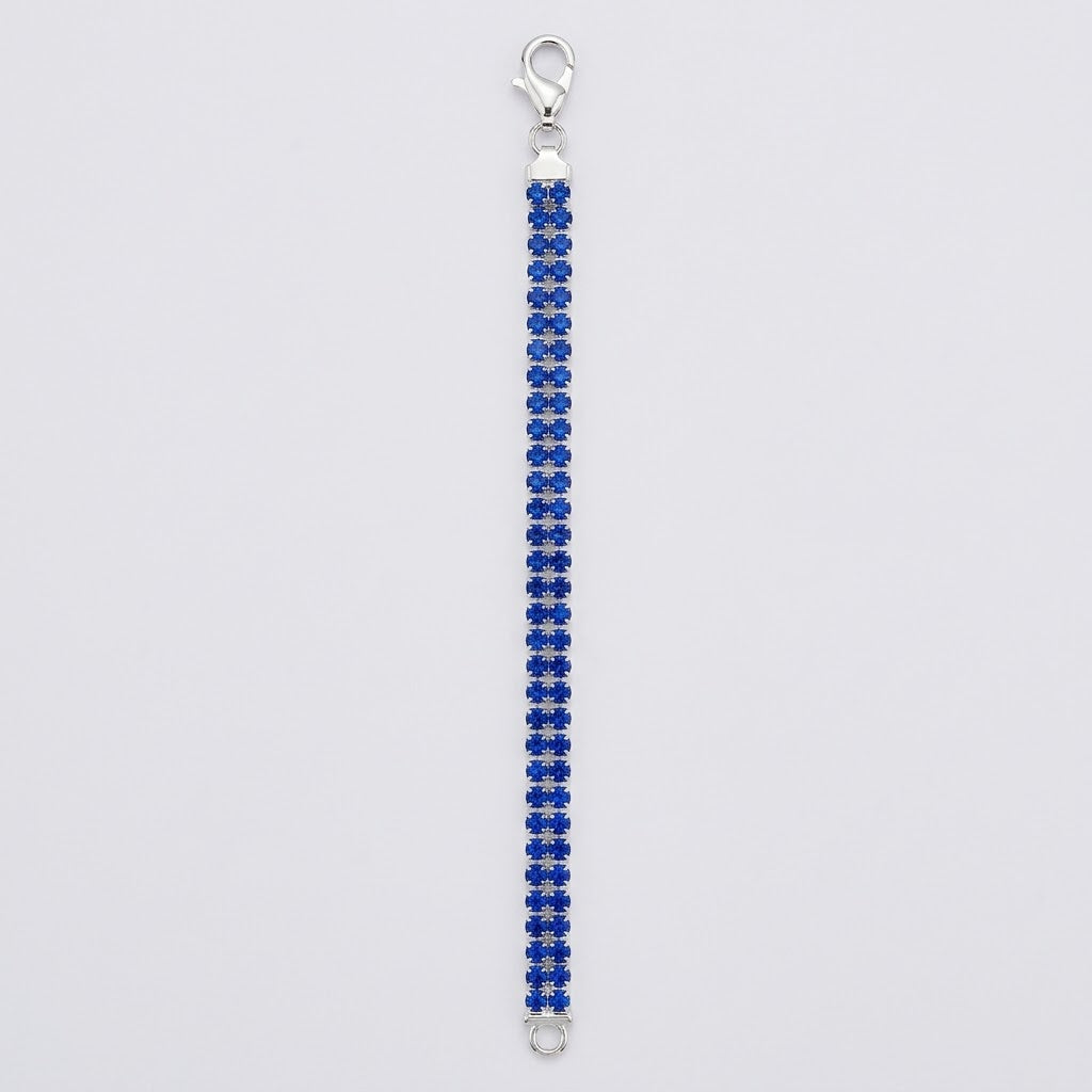 Bracciale Tennis a Doppia Fila con Strass