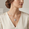 Collana con Ciondolo a Cuore in Strass