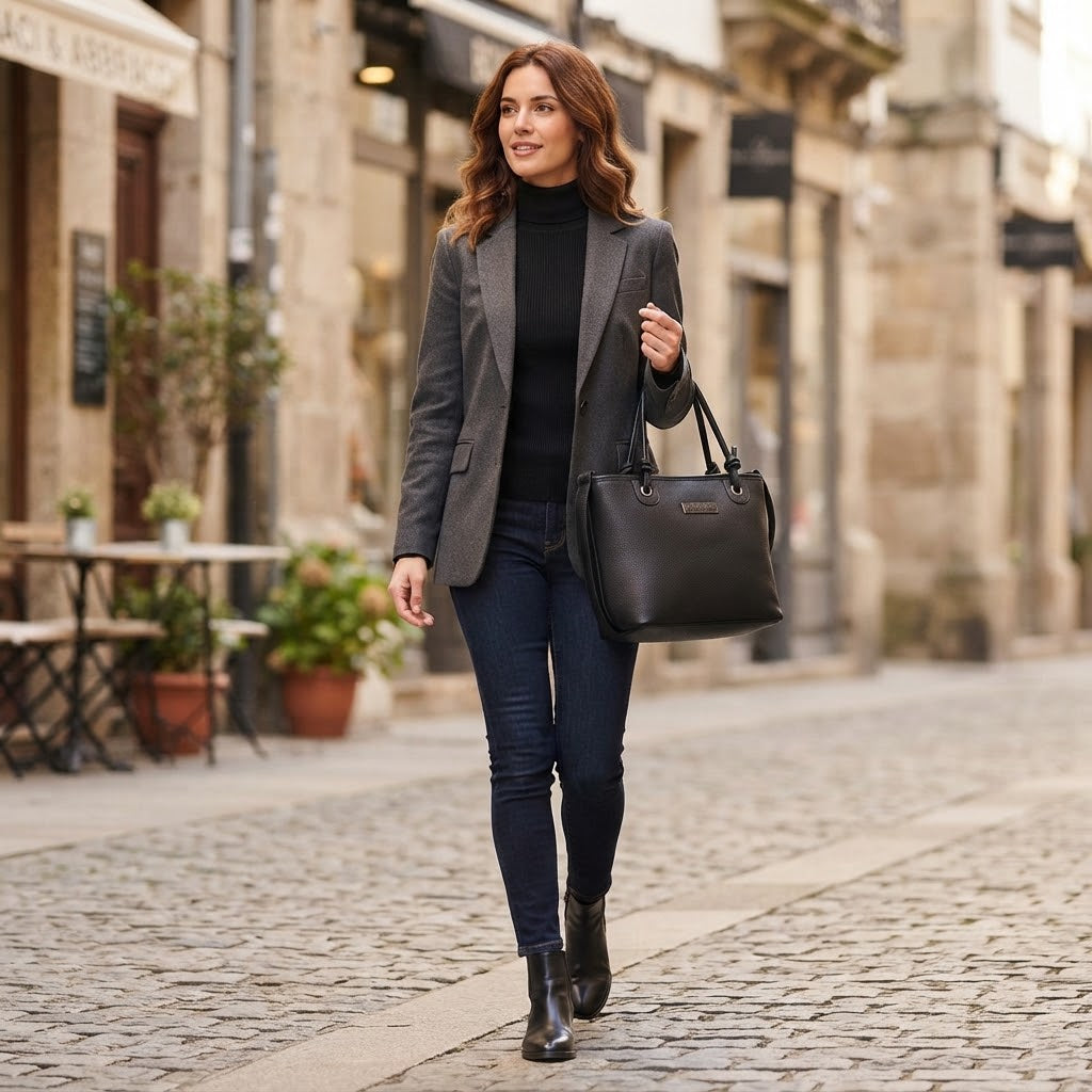 Baci & Abbracci – Shopper con Manici Annodati