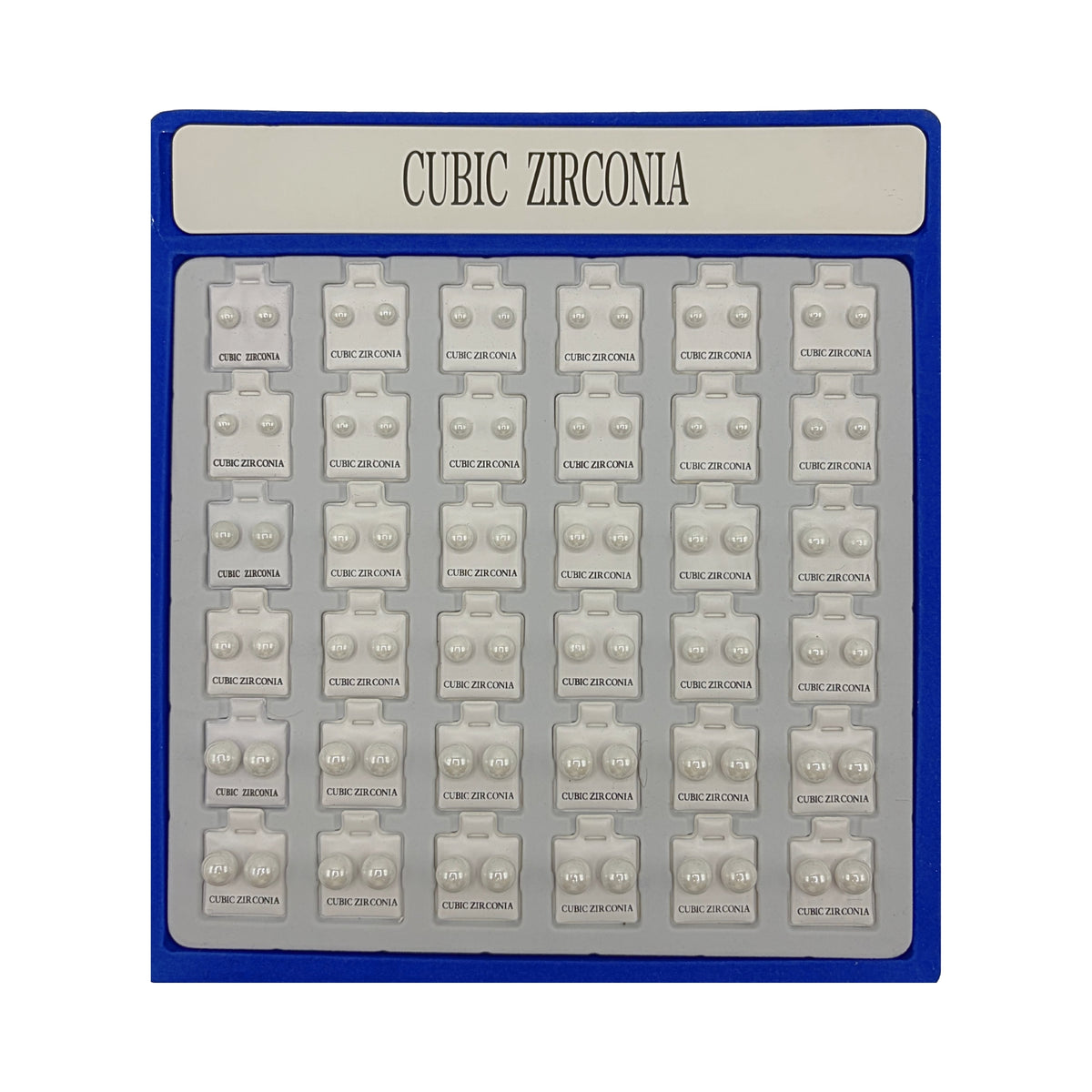 Espositore Orecchini a Perla Classici – Ingrosso 72 pz Perla Sintetica
