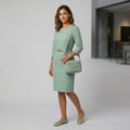 Borsa a Tracolla Donna Trapuntata Verde Salvia con Dettagli Oro – Mini Bag Elegante Multiscomparto