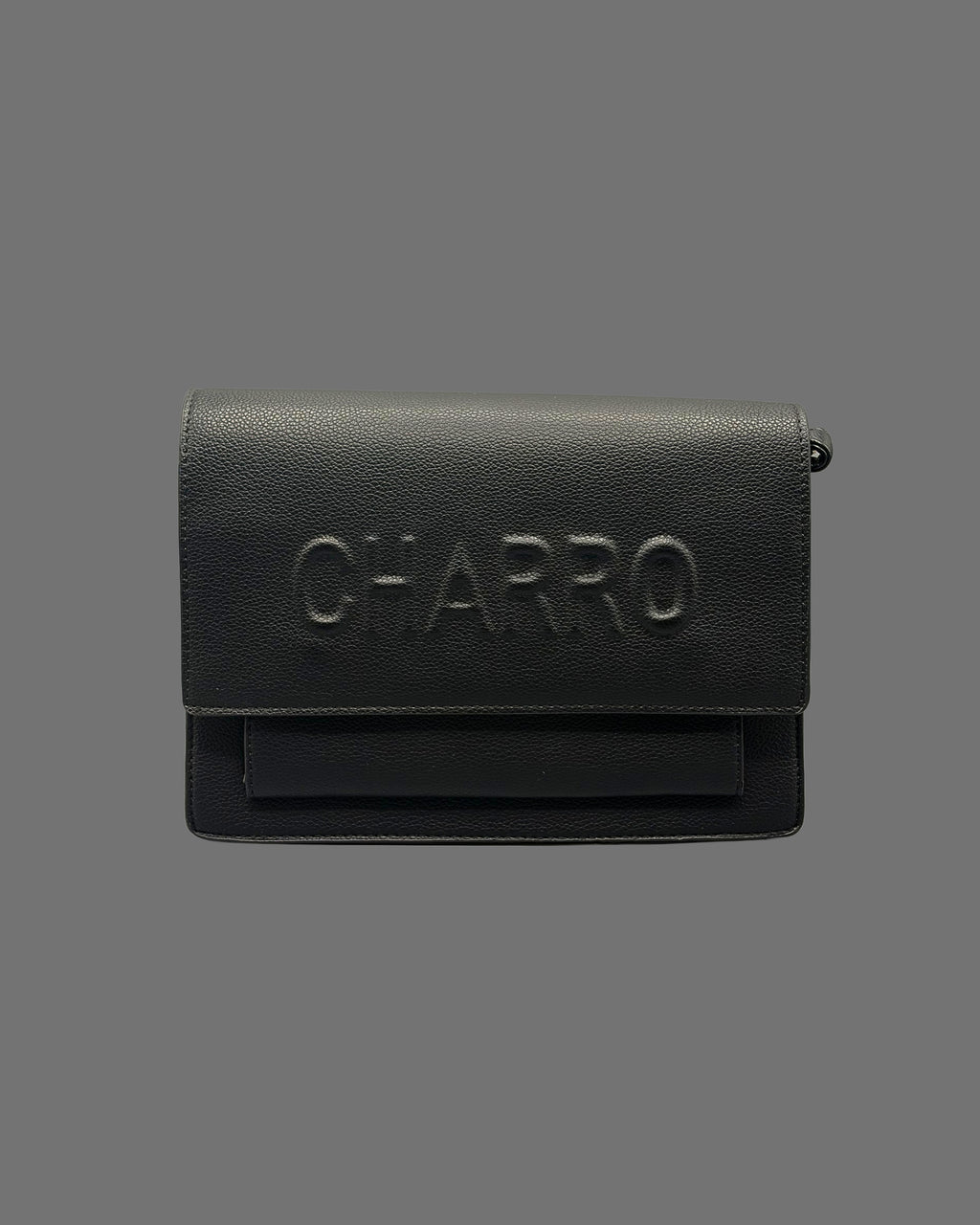 Borsa a Tracolla Charro Nera - Ecopelle Elegante