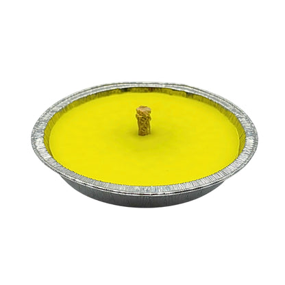 Candela alla Citronella Maxi in Vaschetta a Padella (14 cm) – Antizanzare Extra Durata