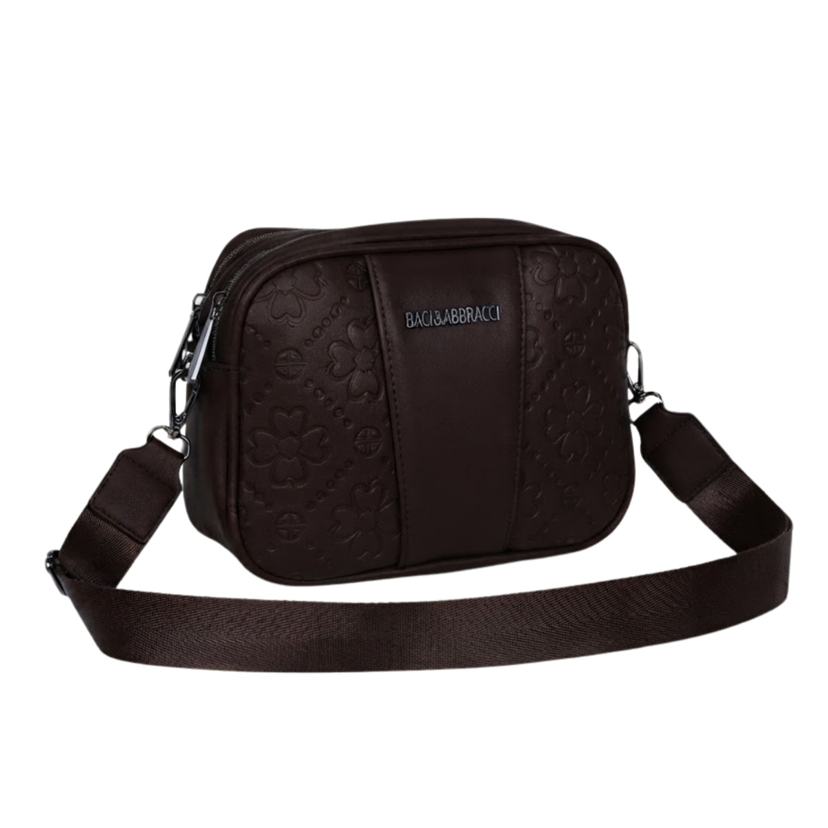 Baci & Abbracci – Camera Bag con Monogramma Floreale