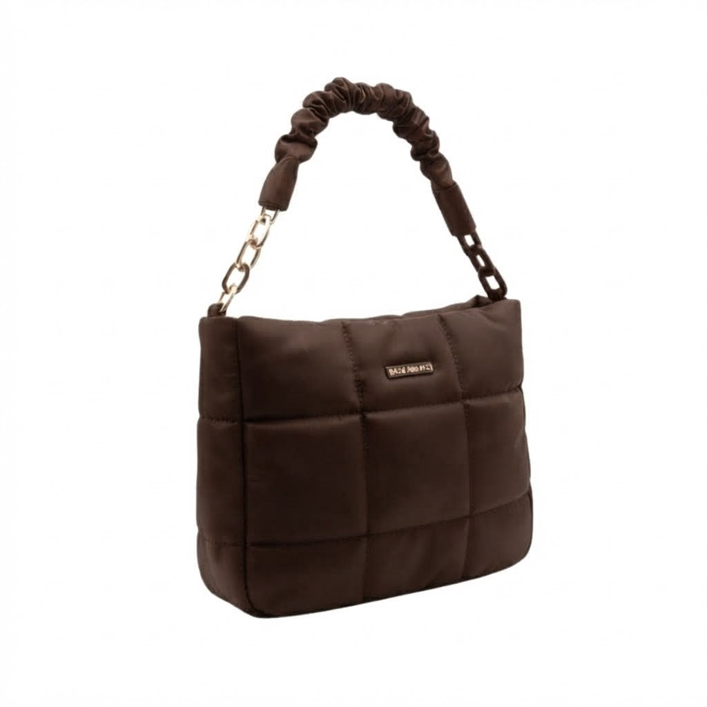 Baci & Abbracci – Borsa Trapuntata Puffer con Manico Arricciato