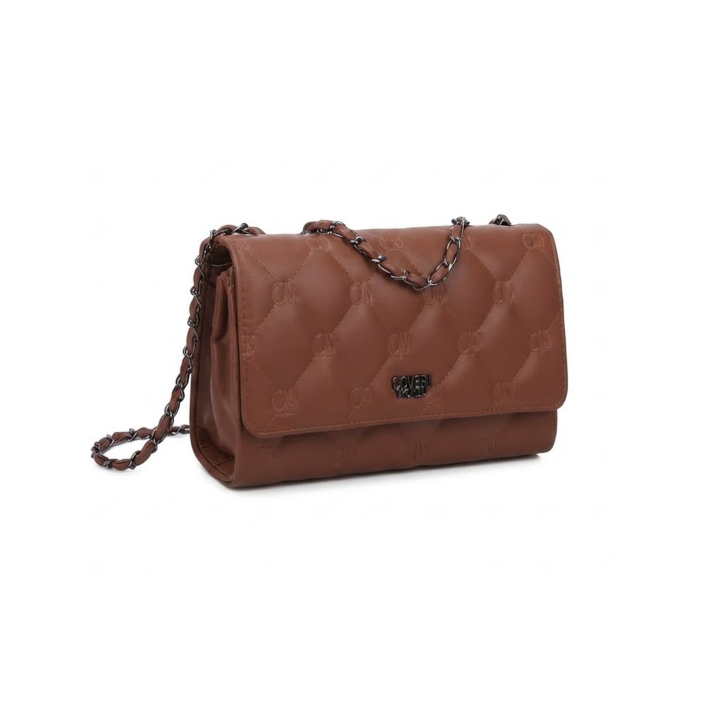 Borsa a Tracolla Trapuntata con Catena - Coveri World